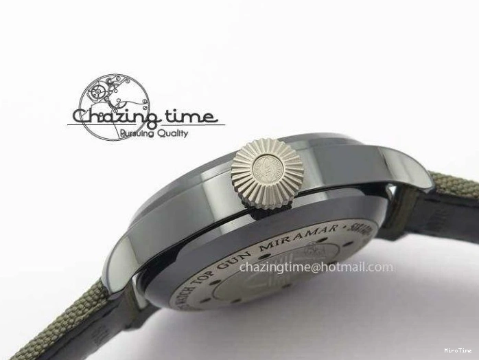 MIROTIME 0331 Chic Big Pilot Real PR IW501902 Real Ceramic ZF 1:1 Best Edition On Nylon Strap A 7275